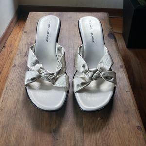 Athena Alexandor champagne sandals